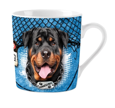 Plentygifts mok rottweiler blauw