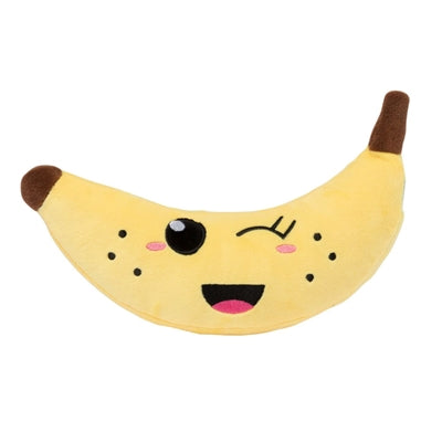 Fuzzyard knipogende bananen pluche