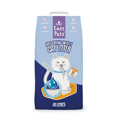 Easypets kattenbakvulling absorberend wit