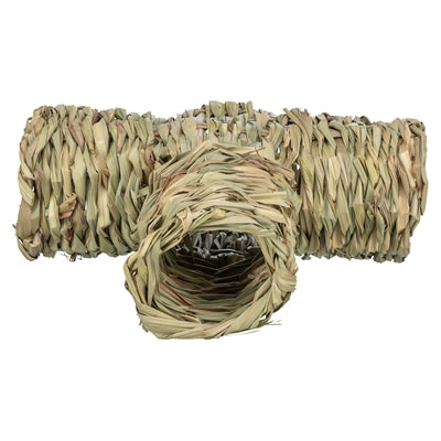 Trixie tunnel met vertakking hamstergras