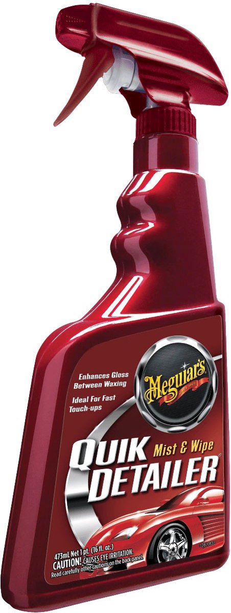 Meguiar's meguiar’s quik detailer 473ml – quick detailer auto – verwijdert stof waterdruppels – voor glans lakonderhoud
