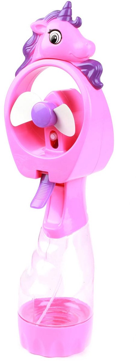 Toi-toys eenhoorn handventilator met sproeier - kleurrijk speelgoed.