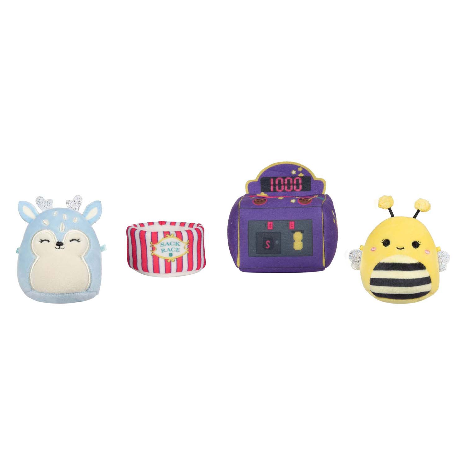 Squishmallows knuffel pluche micromallows - game on, 4dlg.