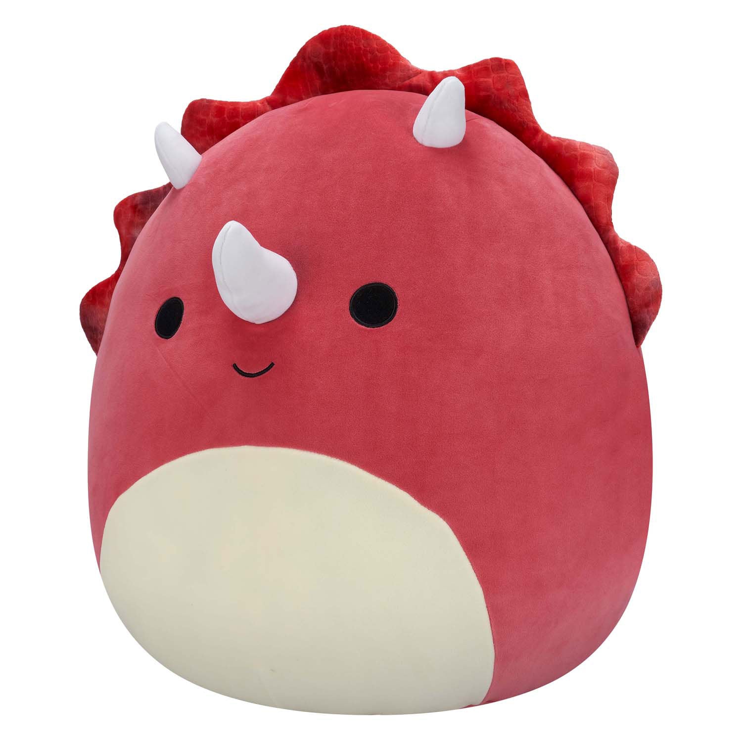 Squishmallows knuffel pluche - tristan rode triceratops, 50cm