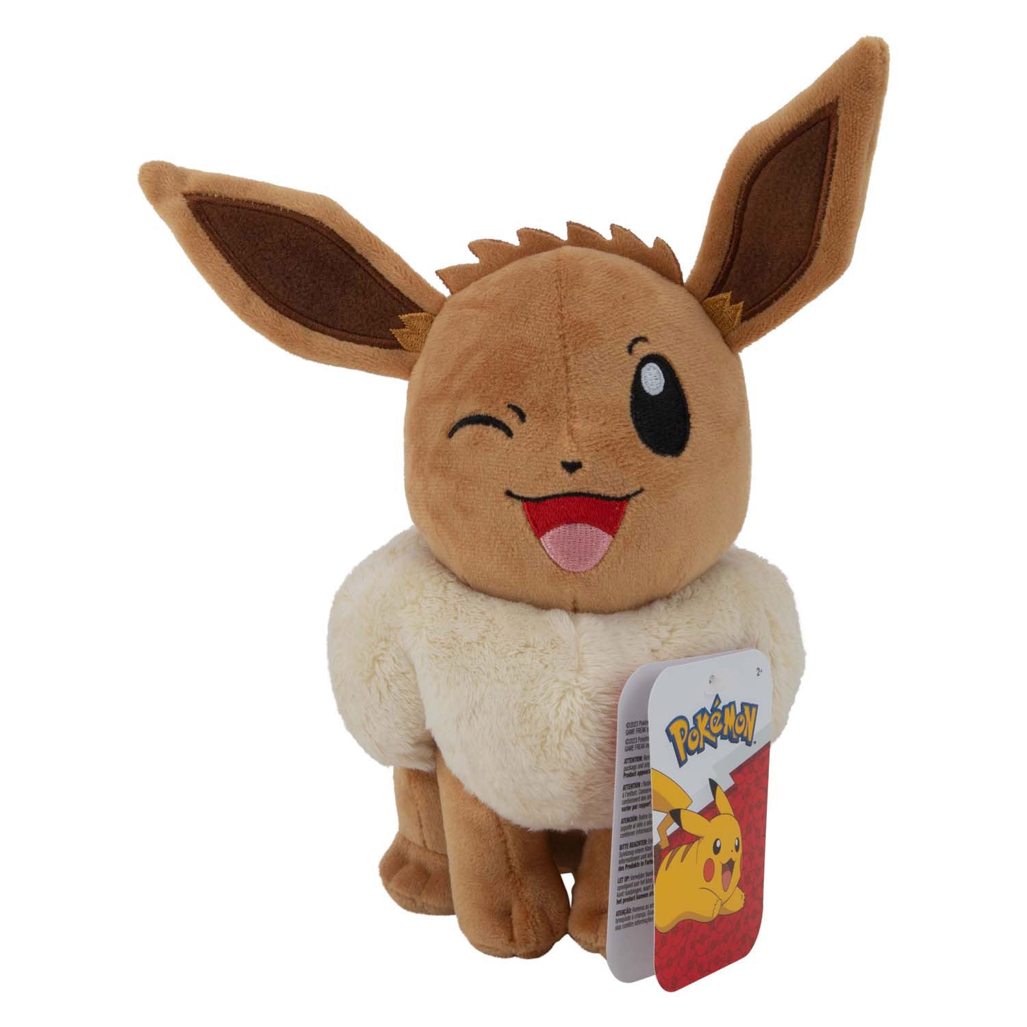 Jazwares pokémon pluche knuffel 20 cm evee