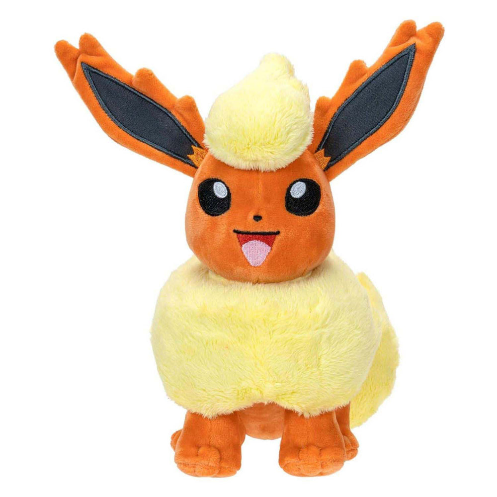 Jazwares pokémon knuffel pluche flareon, 20cm
