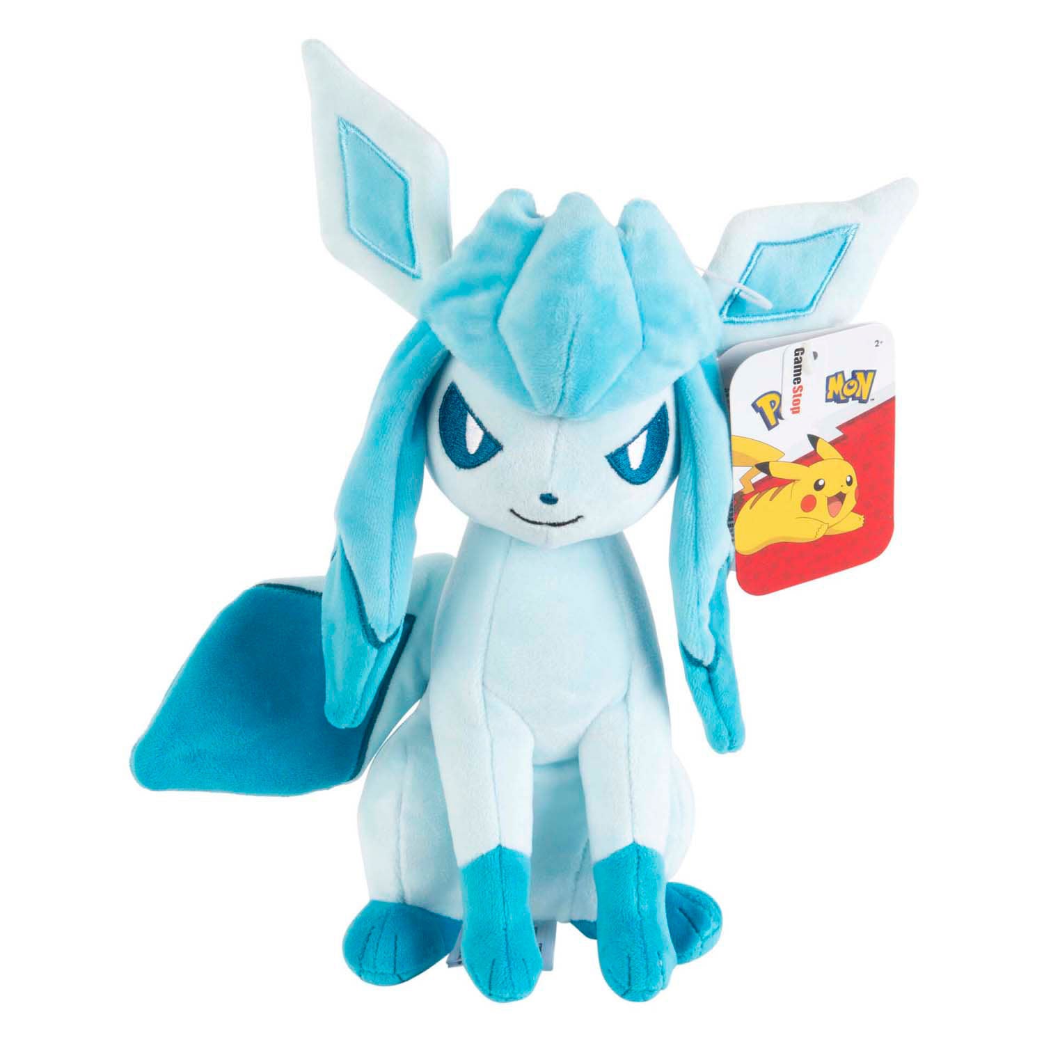 Jazwares pokémon knuffel pluche glaceon, 20cm