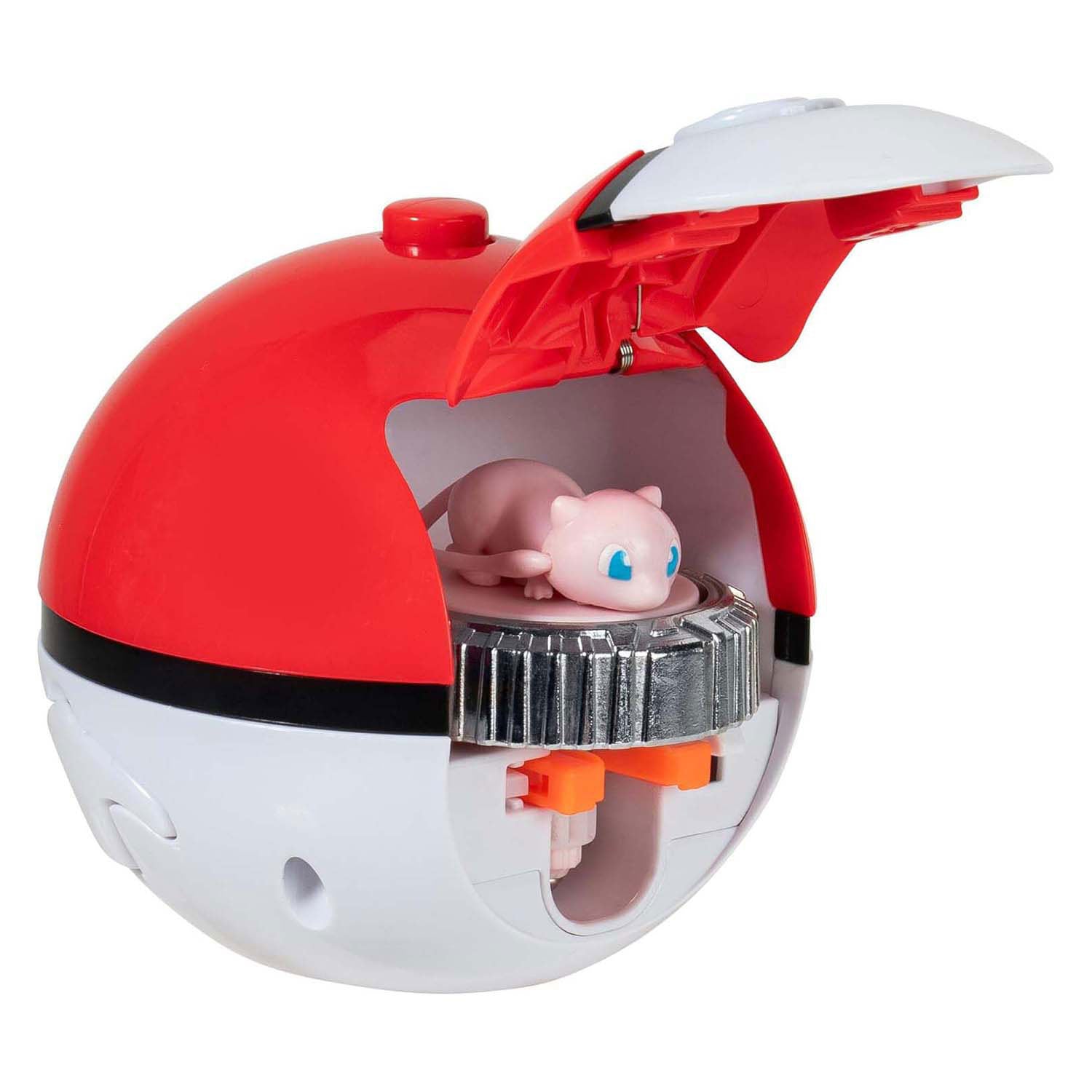 Jazwares pokémon battle spinners met stadion pikachu en mew speelset