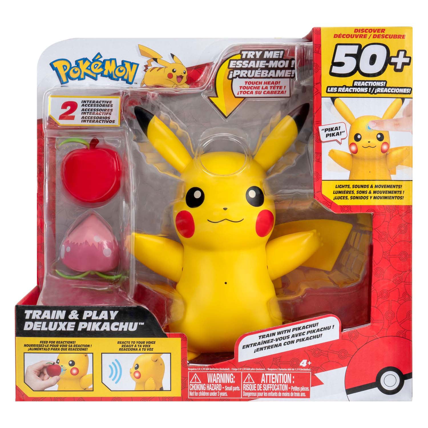 Jazwares pokémon - deluxe train play pikachu speelset
