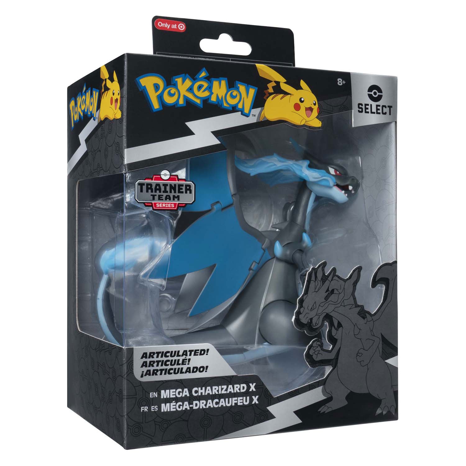 Jazwares pokémon figures figuur mega-charizard, 15cm