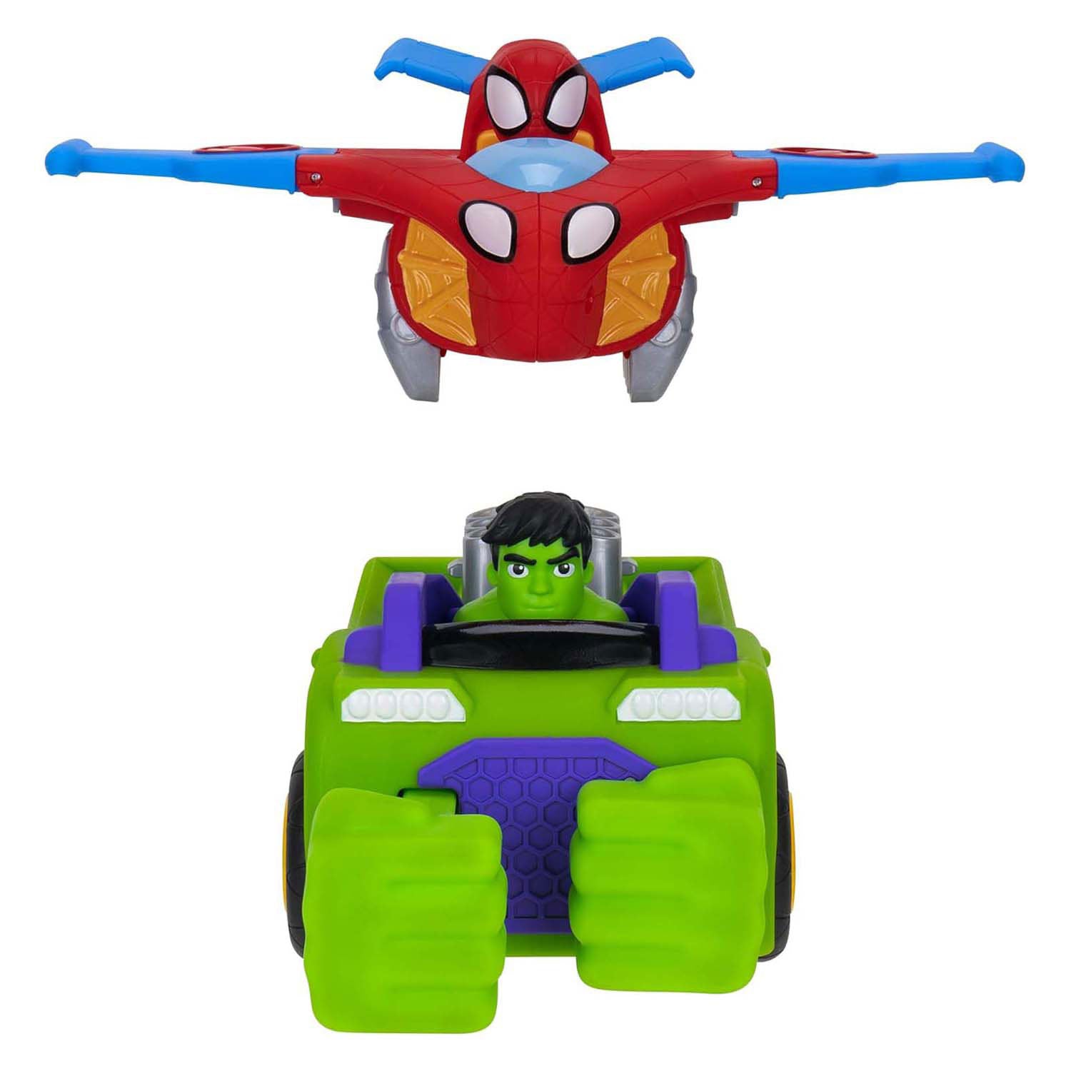Jazwares spidey and amazing friends - team up tankvoertuig