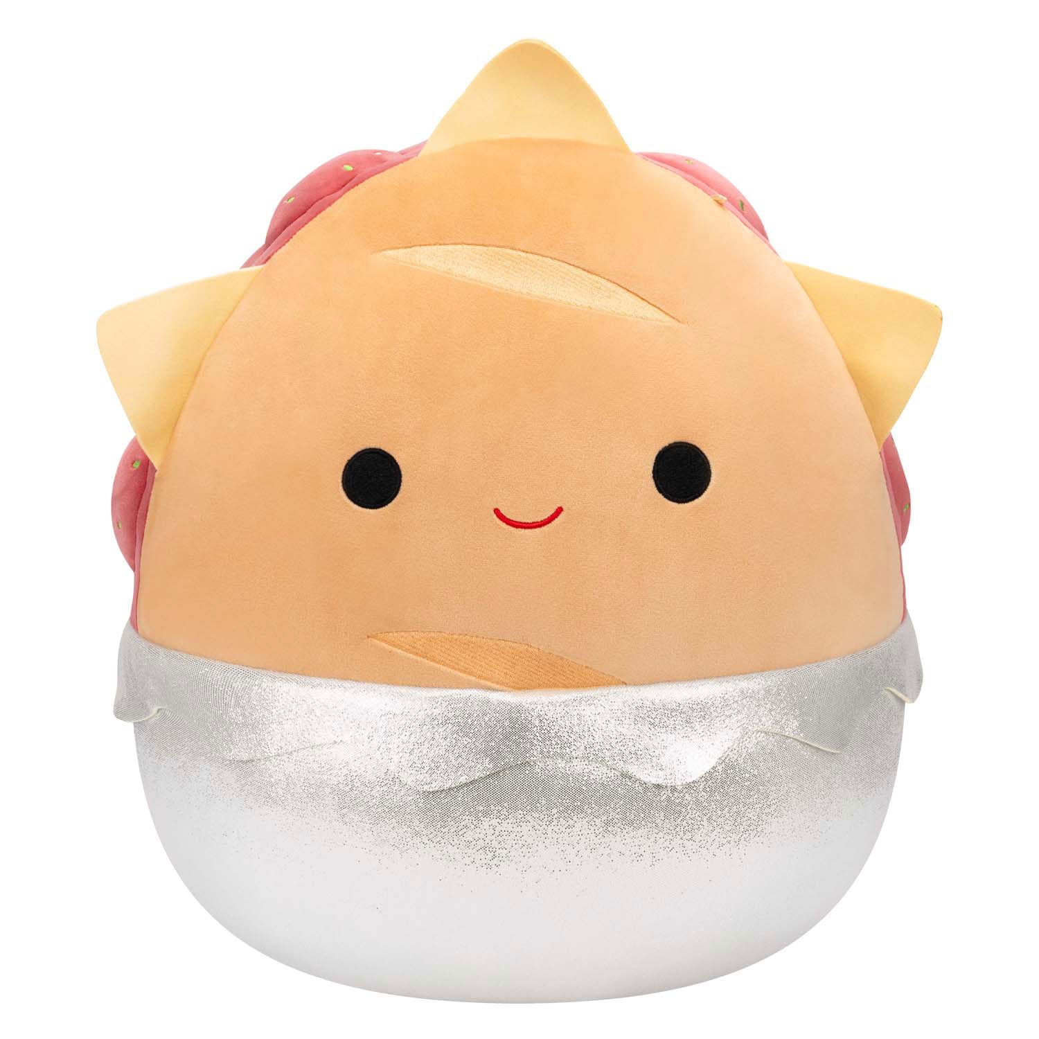 Squishmallows knuffel pluche - gehaktbal sandwich, 40cm