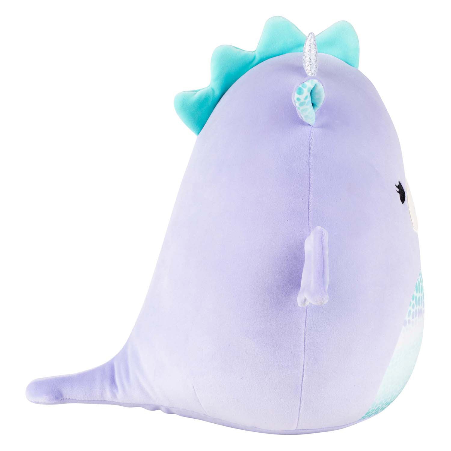 Jazwares squishmallows knuffel pluche - drow the purple dragon - 30cm
