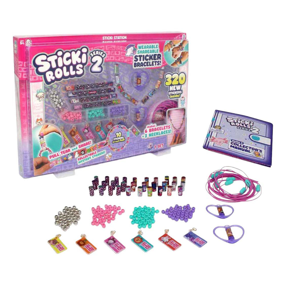 Jazwares sticki rolls armbanden maken - 320 stickers