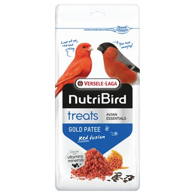 Nutribird behandelt goudpatee rood fusion