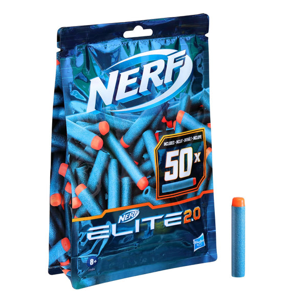 Nerf elite 2.0 refill pack - met 50 officiële elite 2.0 darts - elite pijltjes