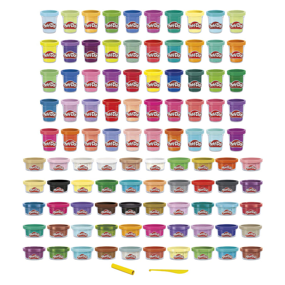 Play-Doh Wow 100 Klei Variatiepakket, 100 Potjes