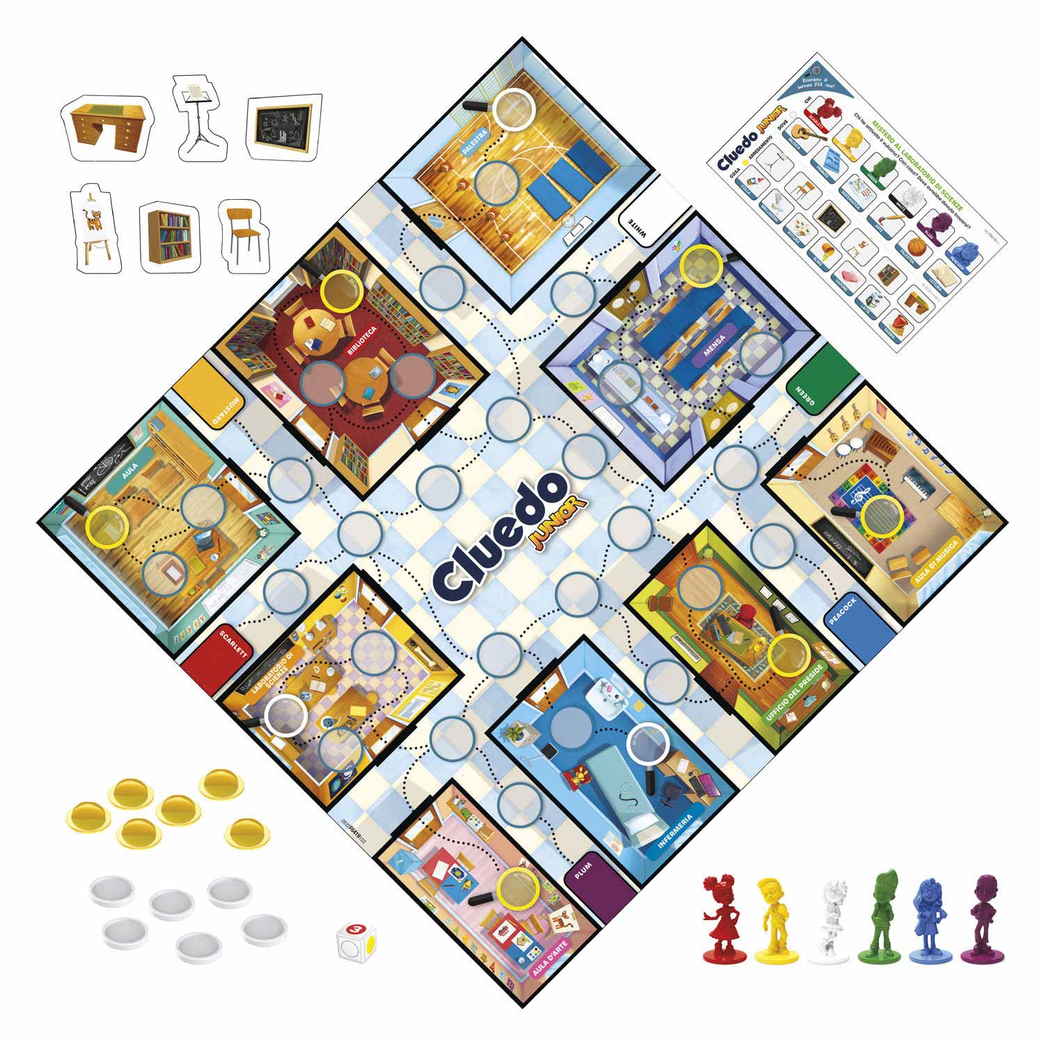 Hasbro cluedo junior - kinderspel
