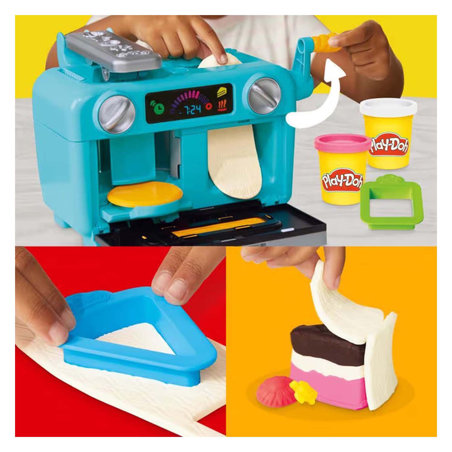 Play-doh laagjestaart - 11 kleipotjes