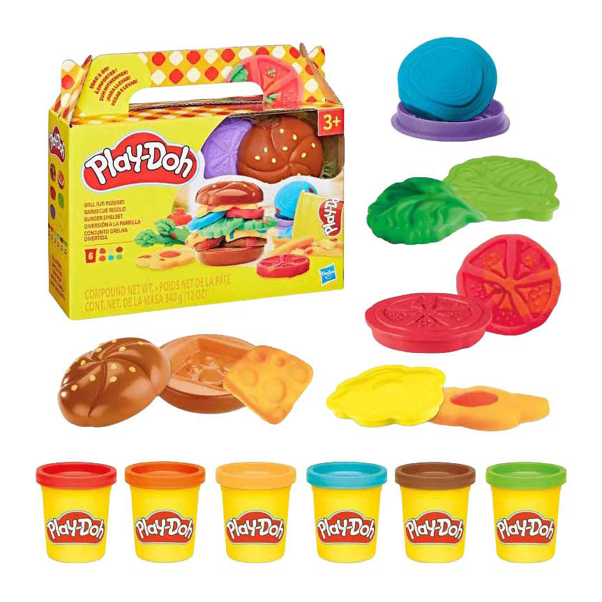 Play-doh grill fun playset | 2 stuks