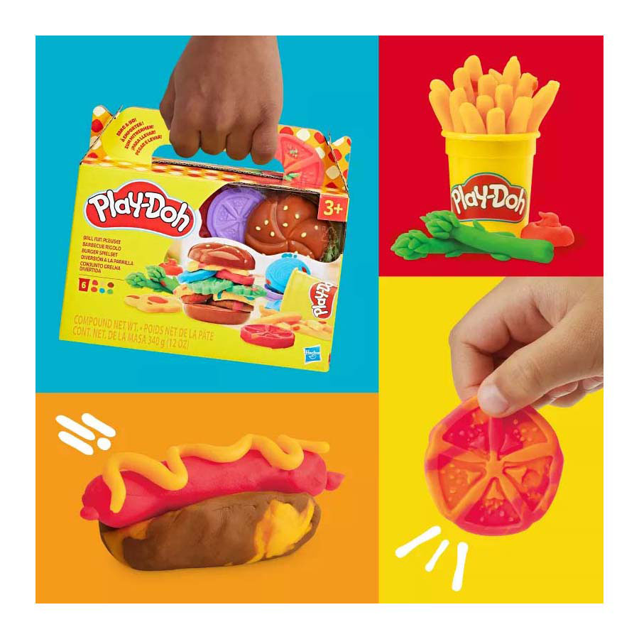 Play-doh grill fun playset | 2 stuks