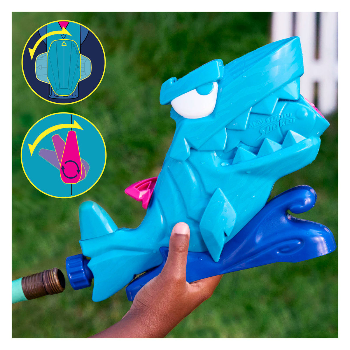 Super soaker nerf hop and chomp