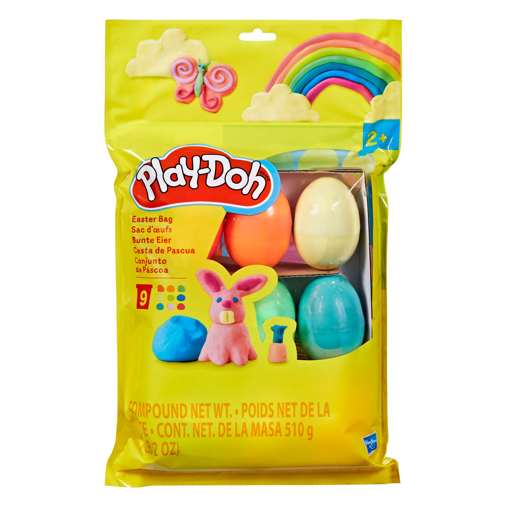 Play-doh -paastasje, 9 eieren, uitdeelcadeautjes en knutselspeelgoed voor kinderen