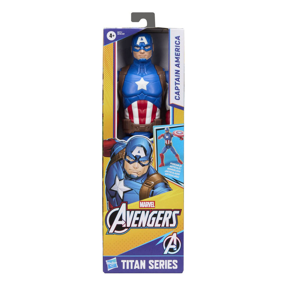 Hasbro marvel avengers titan series captain america speelfiguur