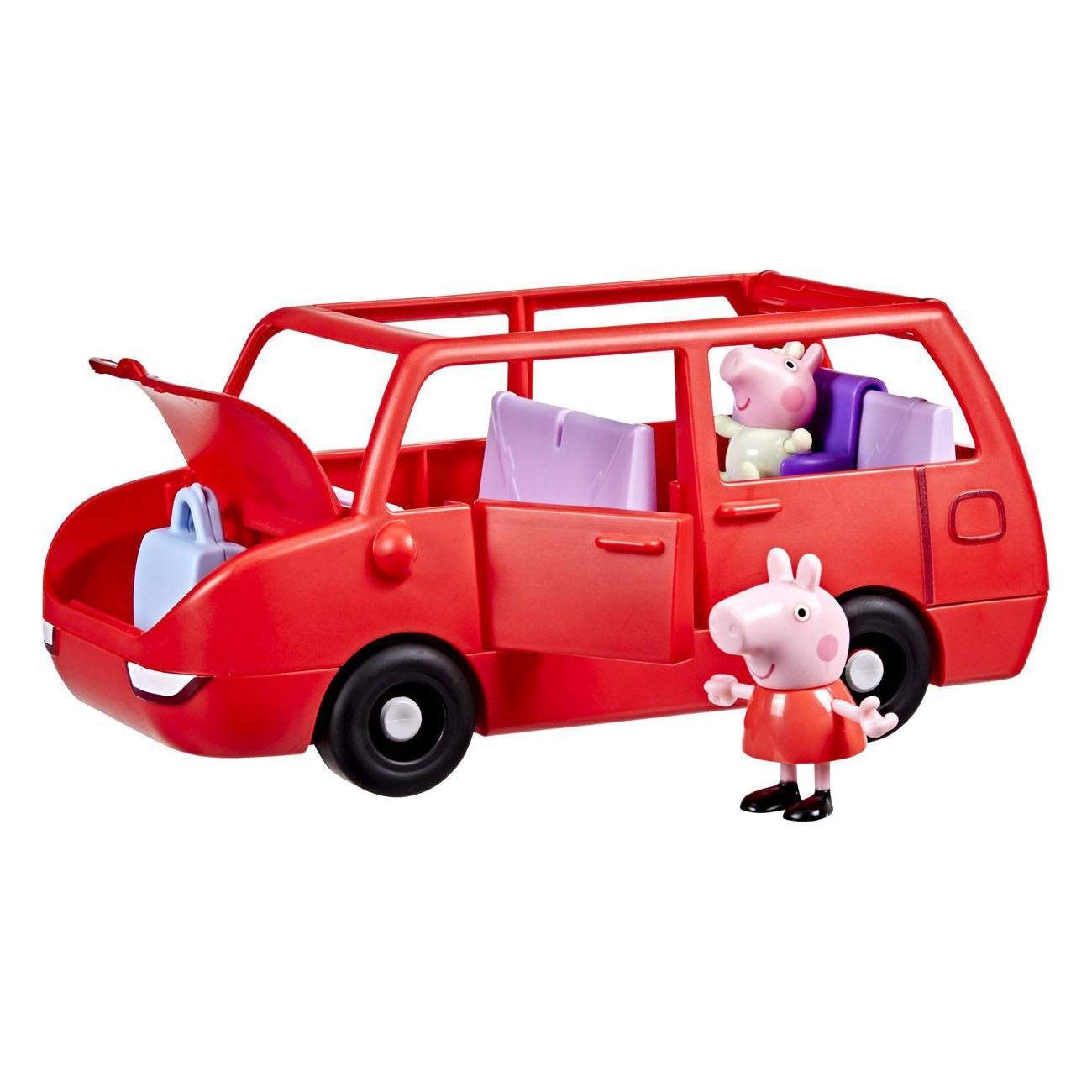 Peppa pig peppa's grote familie auto - inclusief baby evie