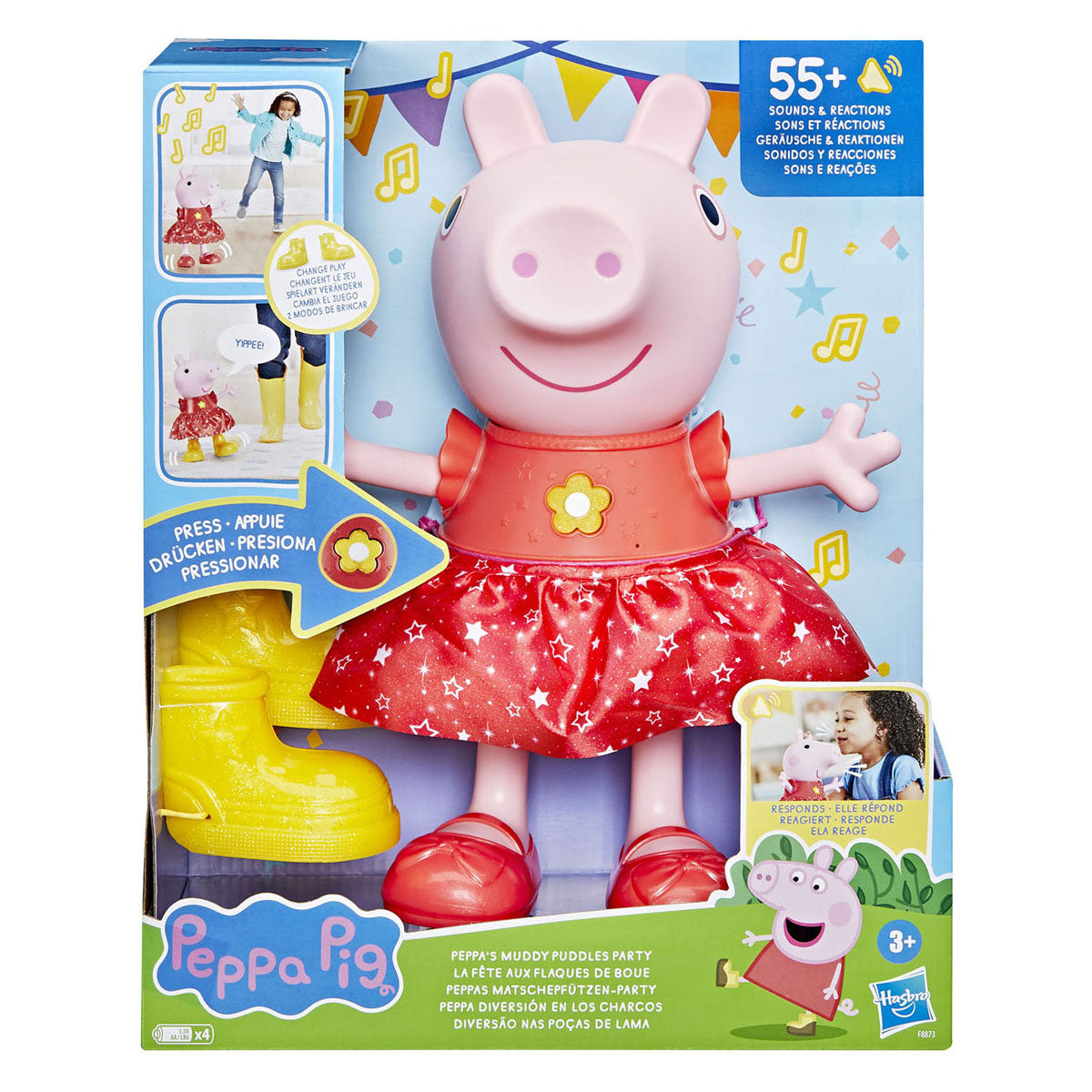 Hasbro peppa pig interactief figuur - 30cm