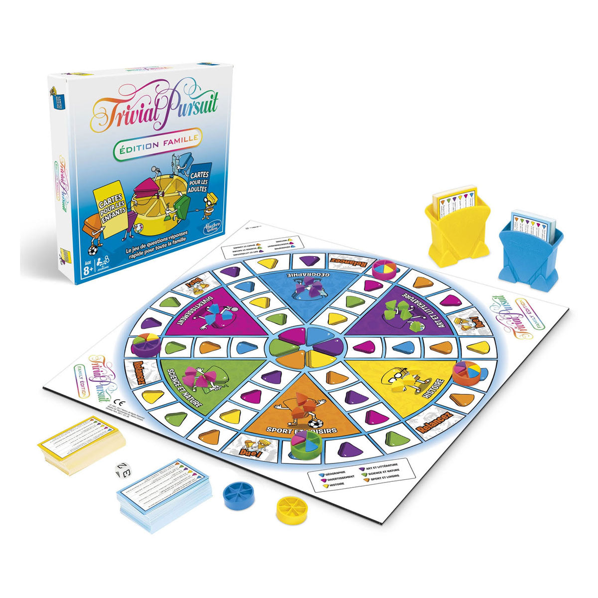 Hasbro gaming trivial pursuit: familie editie - bordspel (franstalig)