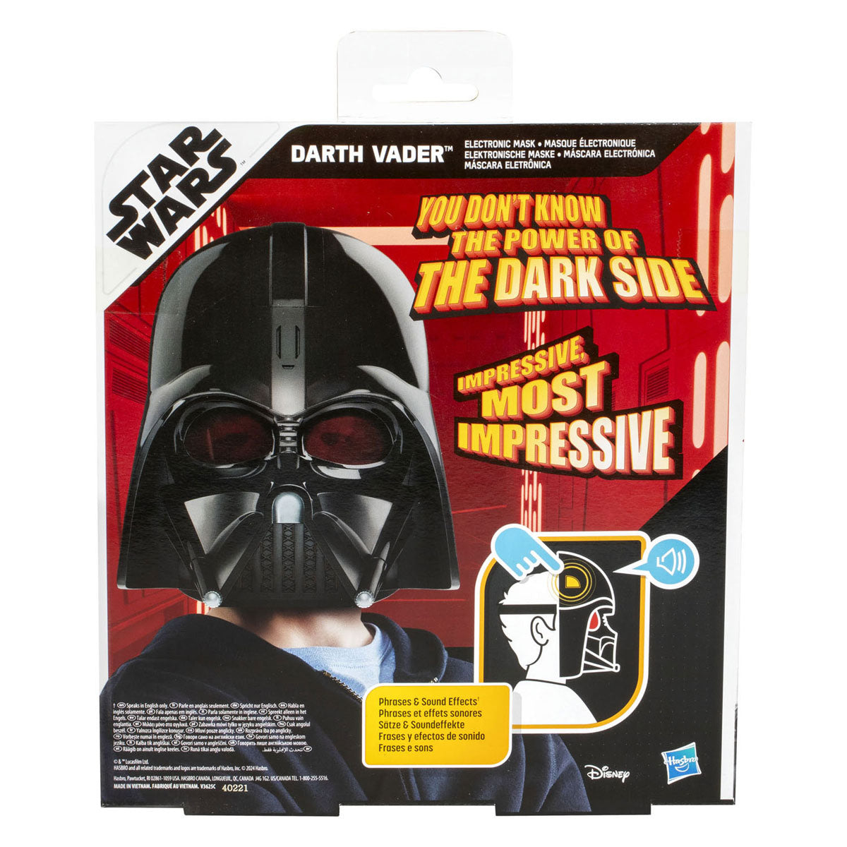 Hasbro star wars darth vader elektronisch masker