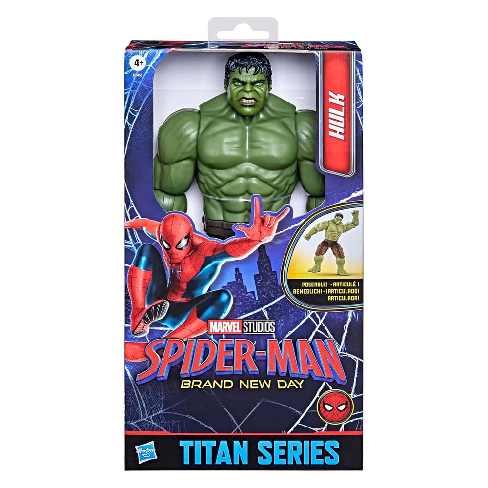 Hasbro marvel spiderman titan series hulk speelfiguur - 30cm