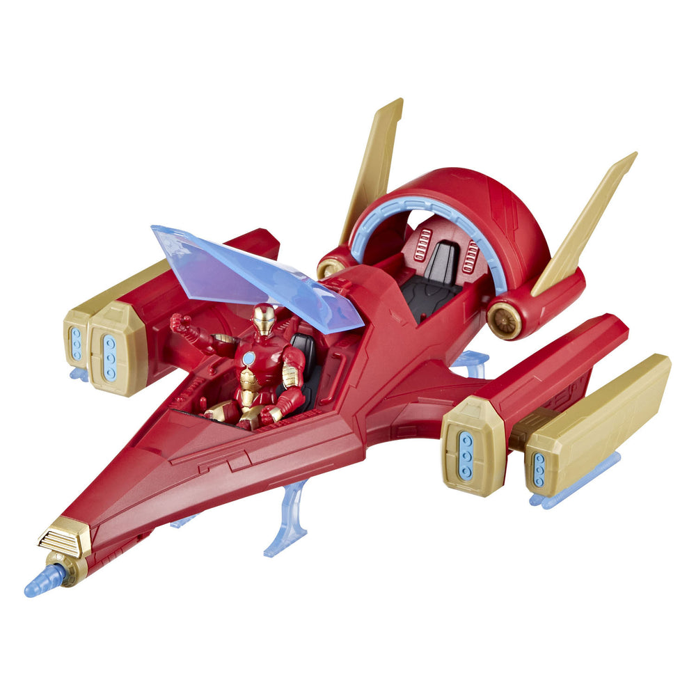 Hasbro avengers epic hero series iron man repulsor blast battle jet