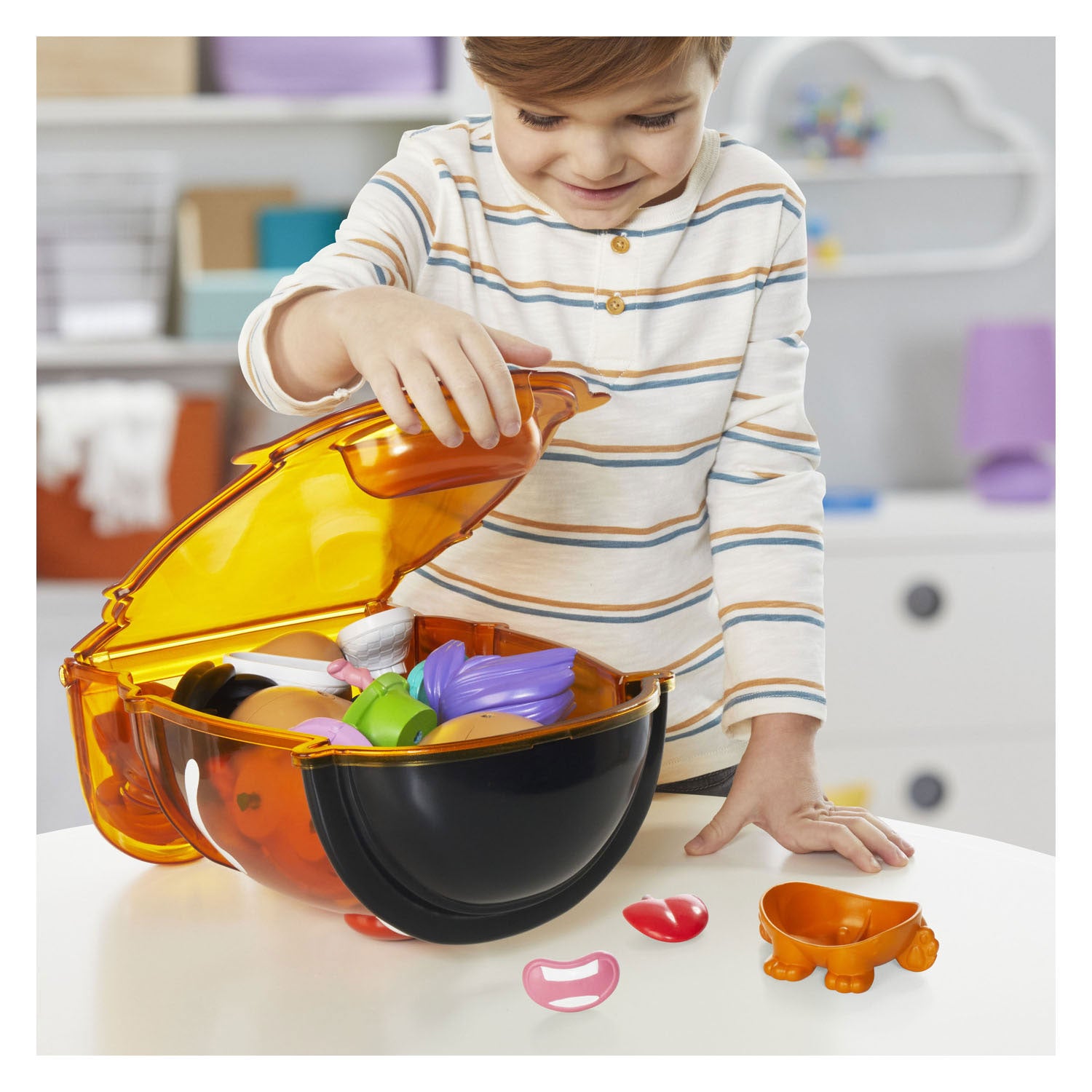 Potato head superpieper, set met 41 -accessoires, speelgoed voor meisjes en jongens, 2+