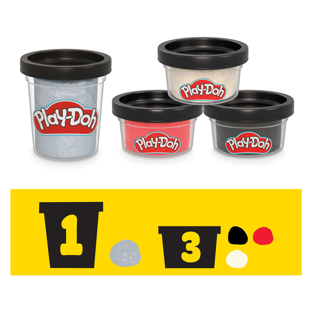 Play-doh star wars the mandelorian speeder - 3 kleipotjes