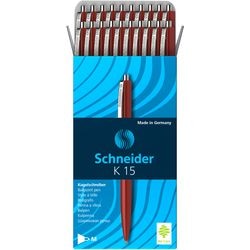 Balpen schneider k15 0.5mm rood