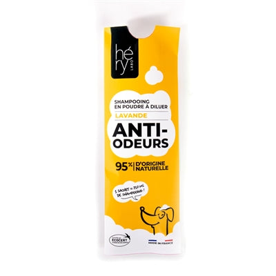 Hery shampoo poeder tegen geurtjes