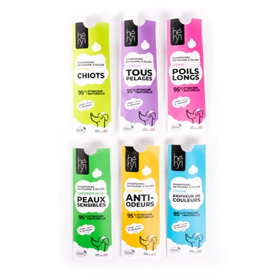 Hery shampoo poeder gevoelige gevoelige huid