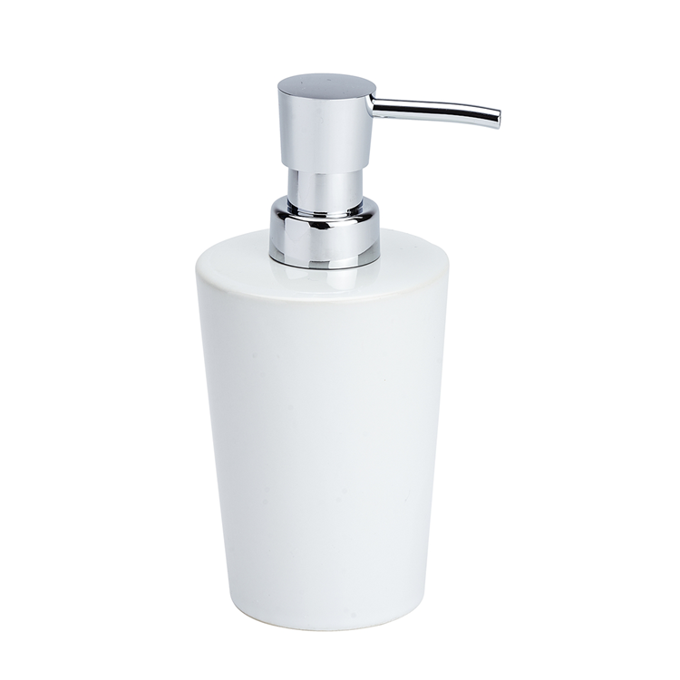 Wenko 1064910 - zeepdispenser coni keramiek wit | 2 stuks