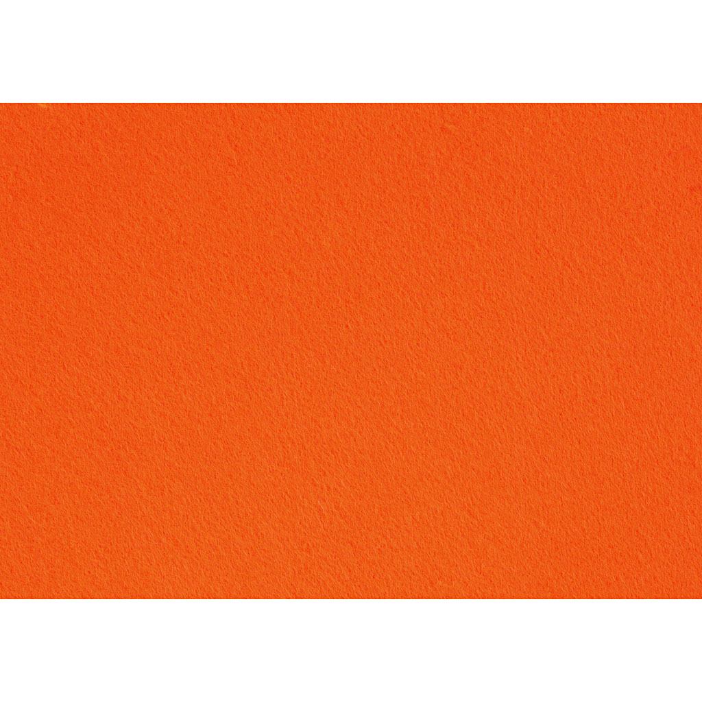 Creativ Company Hobbyvilt A4 vel 210x297 mm dikte 1,5 2 mm oranje 10 vellen 1 doos