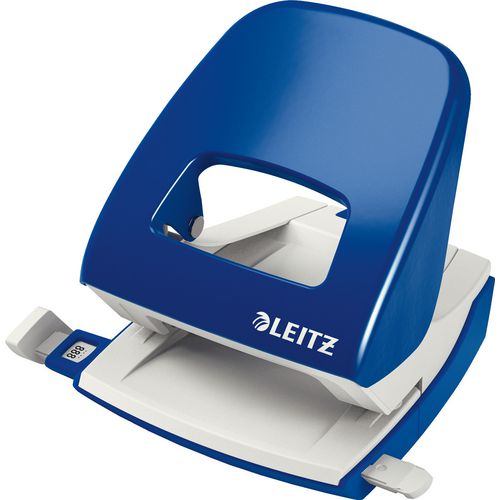 Perforator leitz 5008 metaal 25 vel blauw