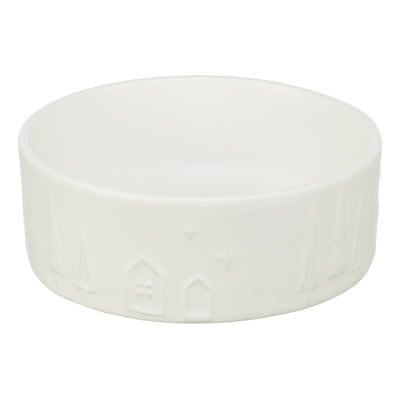 Trixie voerbak hond keramiek wit