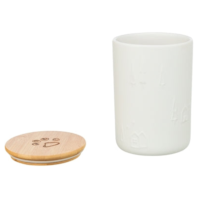 Trixie snackpot keramiek wit