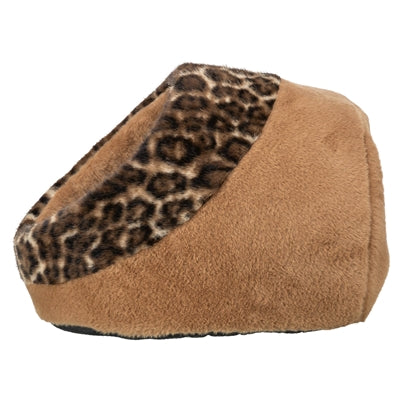 Trixie kattenmand iglo leo soft pluche bruin panterprint