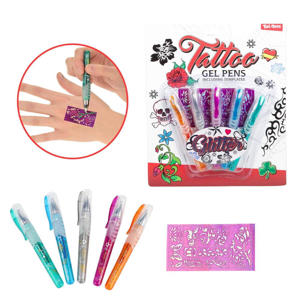 Toi-toys toi toys tattoo tattoo gelpennen set a 5