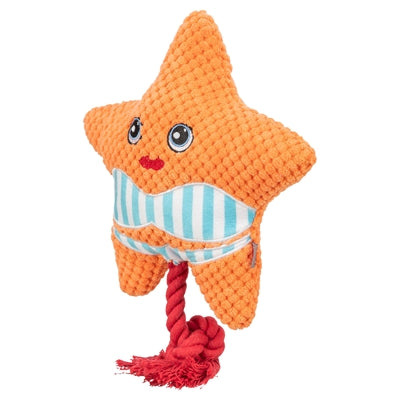 Trixie zeester met flostouw oranje
