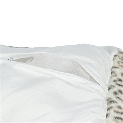 Trixie hondenmand leo hoekig panterprint creme