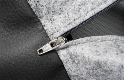 Bia bed Kunstleer hoes hondenmand zwart