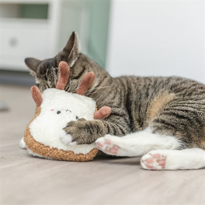 Trixie toast xxl pluche met amerikaanse catnip